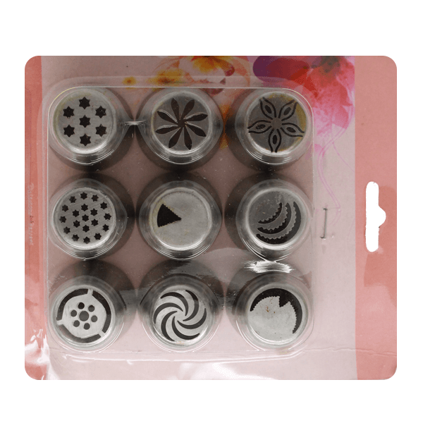 Russian Nozzles 9 pcs - bakeware bake house kitchenware bakers supplies baking