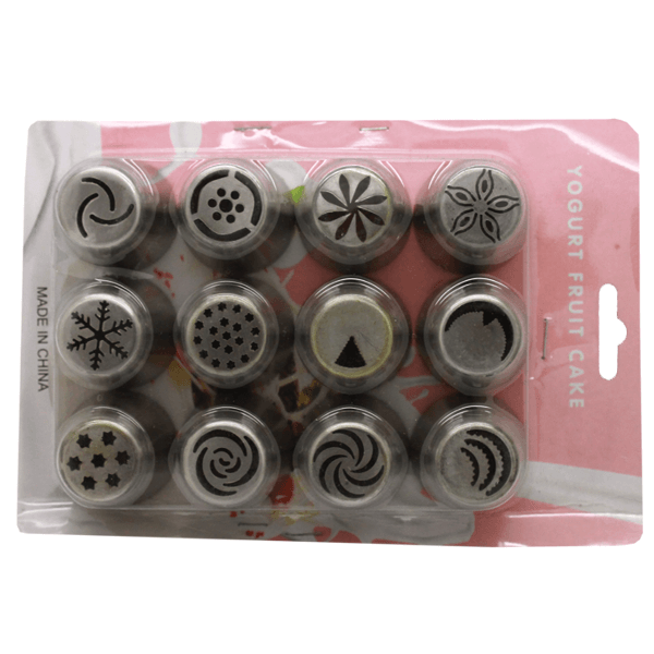Russian Nozzles 12 pcs - bakeware bake house kitchenware bakers supplies baking