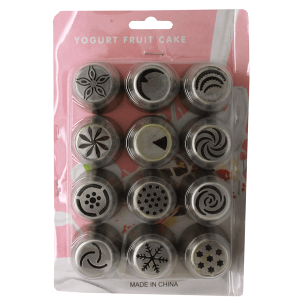 Russian Nozzles 12 pcs - bakeware bake house kitchenware bakers supplies baking