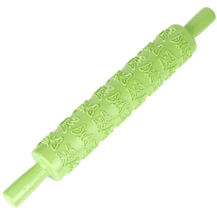 Fondant Rolling Pin Textured - Butterfly - bakeware bake house kitchenware bakers supplies baking