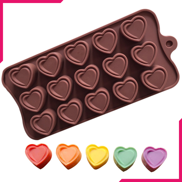 Heart Shape Chocolate Mold - bakeware bake house kitchenware bakers supplies baking