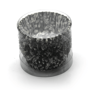 Mini Cupcake Liners Black Design - bakeware bake house kitchenware bakers supplies baking