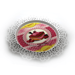 Cake Serving Plate Birthday Cake 8 in - bakeware bake house kitchenware bakers supplies baking