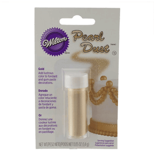 Wilton Gold Pearl Dust - bakeware bake house kitchenware bakers supplies baking