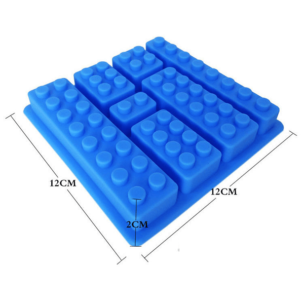 Silicone Decorating Mold Lego blocks - bakeware bake house kitchenware bakers supplies baking