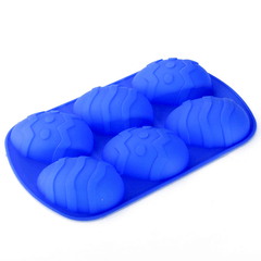 6 Easter Eggs Fondant Silicone Cake Decoration Mold - bakeware bake house kitchenware bakers supplies baking