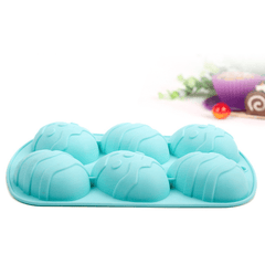 6 Easter Eggs Fondant Silicone Cake Decoration Mold - bakeware bake house kitchenware bakers supplies baking