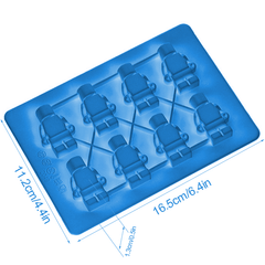 Lego Robot Shape Silicone Mold - bakeware bake house kitchenware bakers supplies baking