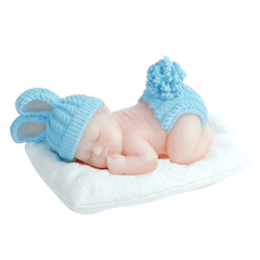 3D Baby Fondant Decoration Silicone Mold - bakeware bake house kitchenware bakers supplies baking