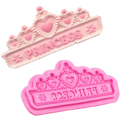 Princess Crown Shape Silicone Cake Mold