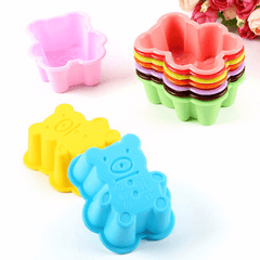 Bear Shape Silicone Cake Fondant Mold - bakeware bake house kitchenware bakers supplies baking