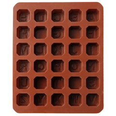 Alphabets Shape Silicone Chocolate Mold - bakeware bake house kitchenware bakers supplies baking