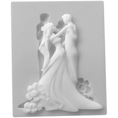 Wedding Silicone Fondant Mold - bakeware bake house kitchenware bakers supplies baking