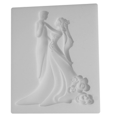 Wedding Silicone Fondant Mold - bakeware bake house kitchenware bakers supplies baking