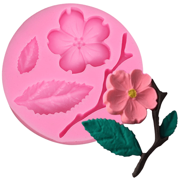 3D Silicone Fondant Mold Blossom - bakeware bake house kitchenware bakers supplies baking