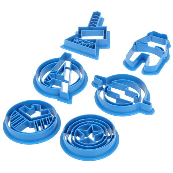Avengers Super Hero Cookie Cutter 6 Pcs Set - bakeware bake house kitchenware bakers supplies baking