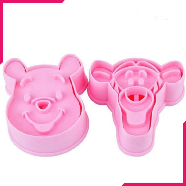 Winnie the Pooh Cookie Cutters Mold - bakeware bake house kitchenware bakers supplies baking