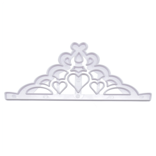 Plastic Crown Shape Fondant Cutter - bakeware bake house kitchenware bakers supplies baking
