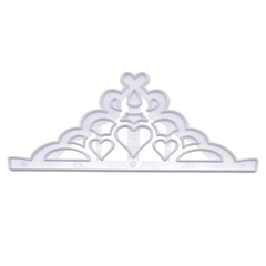Plastic Crown Shape Fondant Cutter - bakeware bake house kitchenware bakers supplies baking