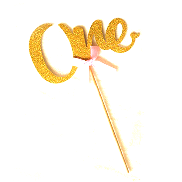 ONE Big Alphabet Party Decoration Topper - bakeware bake house kitchenware bakers supplies baking