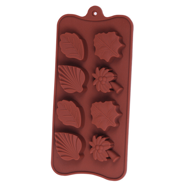 Silicone Chocolate Mold Palm Tree and Leaves - bakeware bake house kitchenware bakers supplies baking