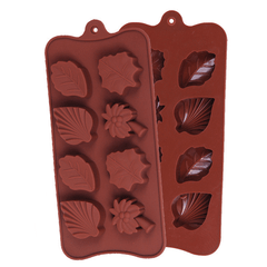 Silicone Chocolate Mold Palm Tree and Leaves - bakeware bake house kitchenware bakers supplies baking