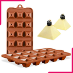Silicone Chocolate Mold Pyramid - bakeware bake house kitchenware bakers supplies baking
