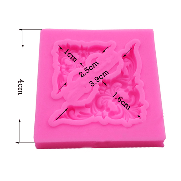 Border Pattern Lace Decoration Silicone Mold - bakeware bake house kitchenware bakers supplies baking