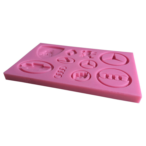 Car Logos Silicone Fondant Cake Mold - bakeware bake house kitchenware bakers supplies baking