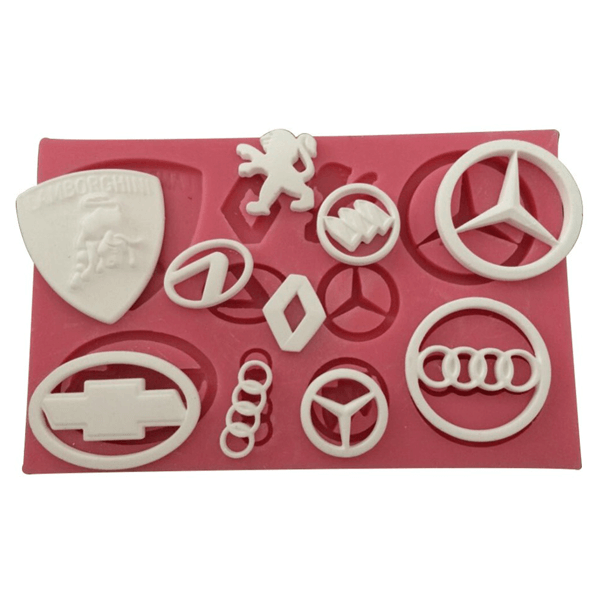 Car Logos Silicone Fondant Cake Mold - bakeware bake house kitchenware bakers supplies baking