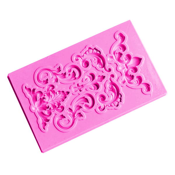 Lace Border Silicone Fondant Mold - bakeware bake house kitchenware bakers supplies baking