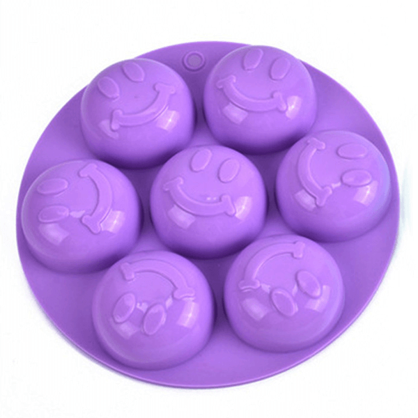 Emoje Smile Face Silicone Chocolate Mold - bakeware bake house kitchenware bakers supplies baking