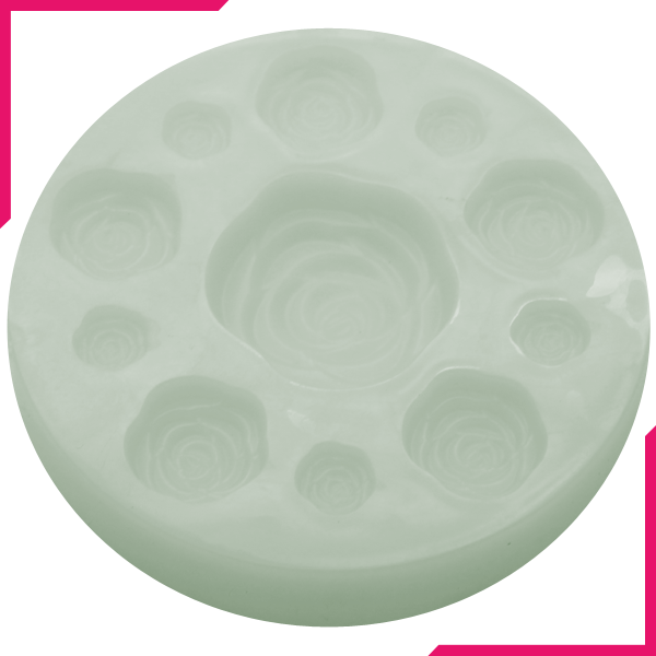 Rose Flower Silicone Fondant Mold - bakeware bake house kitchenware bakers supplies baking