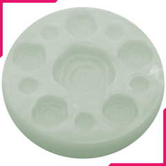 Rose Flower Silicone Fondant Mold - bakeware bake house kitchenware bakers supplies baking