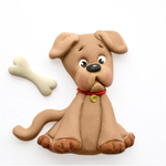 3D Silicone Dog Shape Fondnat Mould - bakeware bake house kitchenware bakers supplies baking