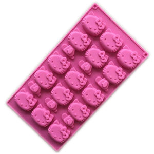 Cat Hello Kitty Silicone Chocolate Mold - bakeware bake house kitchenware bakers supplies baking