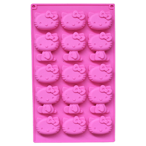 Cat Hello Kitty Silicone Chocolate Mold - bakeware bake house kitchenware bakers supplies baking