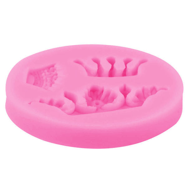 Crowns Silicone Fondant Mold - bakeware bake house kitchenware bakers supplies baking