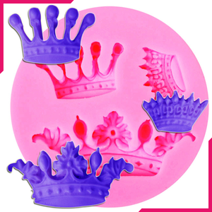 Crowns Silicone Fondant Mold - bakeware bake house kitchenware bakers supplies baking