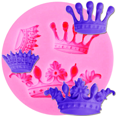 Crowns Silicone Fondant Mold - bakeware bake house kitchenware bakers supplies baking