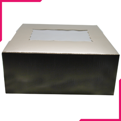 Mehndi Color Cake Box 10x10x4 Inches - bakeware bake house kitchenware bakers supplies baking