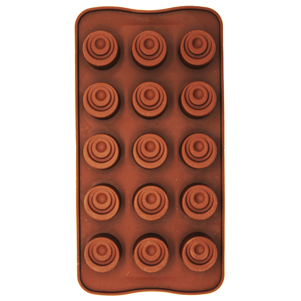 Chocolate Mold Round Spiral - bakeware bake house kitchenware bakers supplies baking