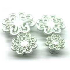 Fondant Embosser Cutter Blossom 4 Pcs - bakeware bake house kitchenware bakers supplies baking