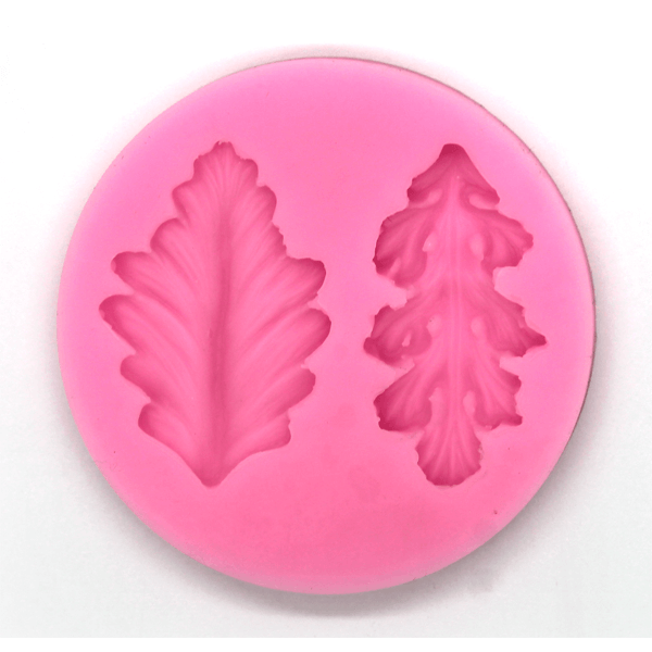 Pink Mold Leaves 2 Design - bakeware bake house kitchenware bakers supplies baking