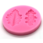 Pink Mold Leaves 2 Design - bakeware bake house kitchenware bakers supplies baking