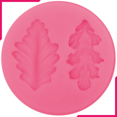 Pink Mold Leaves 2 Design - bakeware bake house kitchenware bakers supplies baking