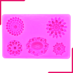 Crochet Pattern Flower Gumpaste Mold - bakeware bake house kitchenware bakers supplies baking
