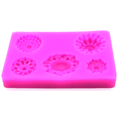 Crochet Pattern Flower Gumpaste Mold - bakeware bake house kitchenware bakers supplies baking