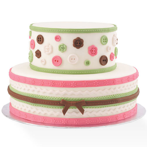 Fondant & Gumpaste Mold Button And Rope - bakeware bake house kitchenware bakers supplies baking