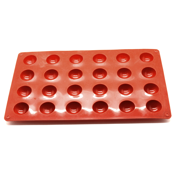 Silicone Mold Round 24 Cavity - bakeware bake house kitchenware bakers supplies baking